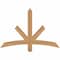 Ekena Millwork Alberta Smooth Timber Gable Bracket, Western Red Cedar, 48"W x 32"H x 3 1/2"D x 3 1/2"F, 16/12 Pitch GBW048X32X0404ALB00SWR - alternate 1